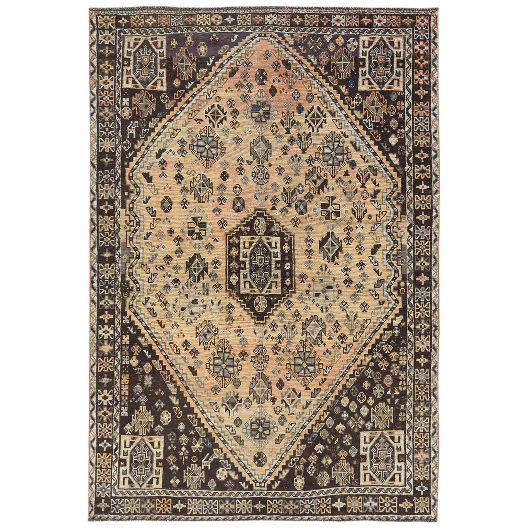 Overdyed & Vintage Rugs LUV730818